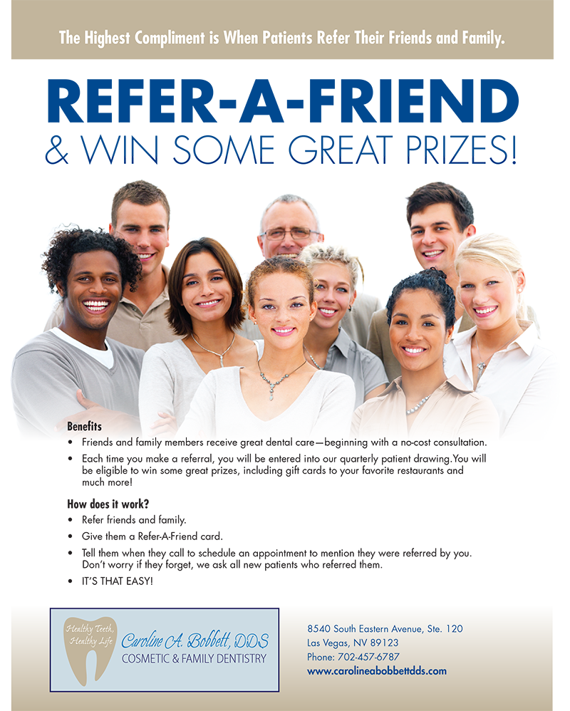refer a friend flyer